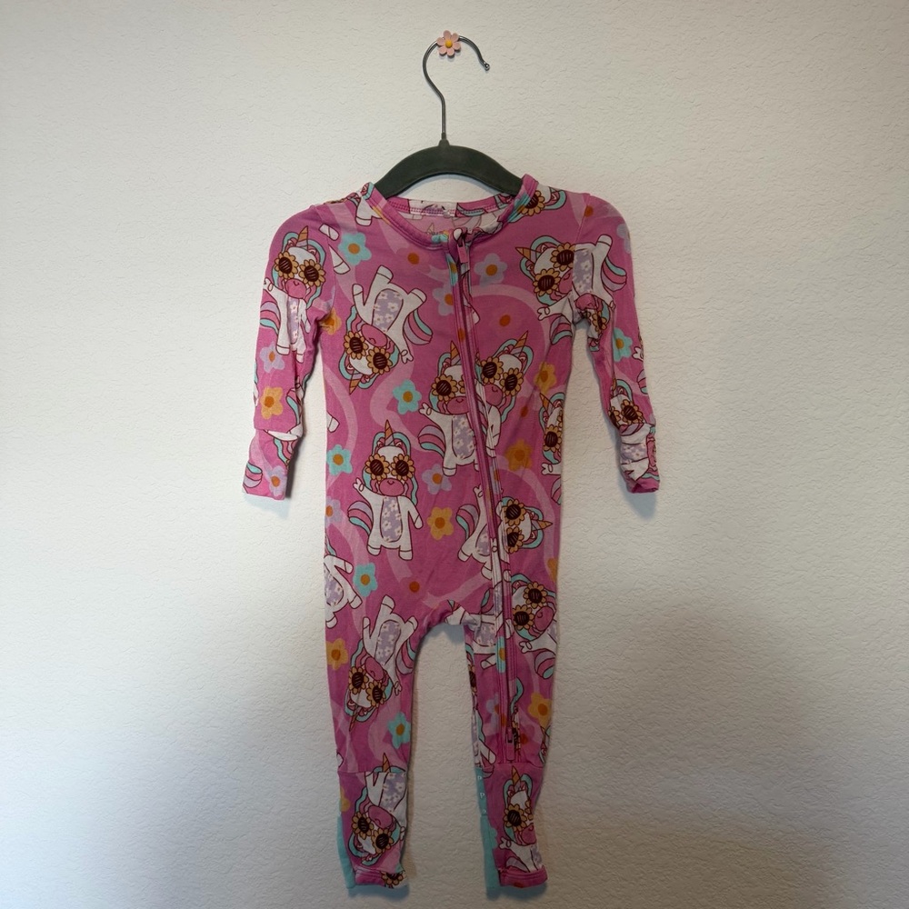 Posh Peanut Pink Unicorn Footie